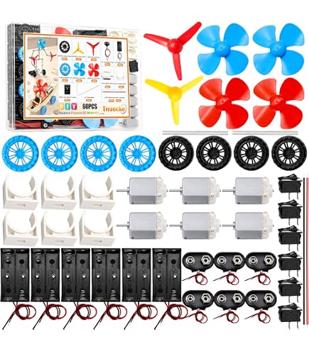 Amazon.com: Tnuocke 6 Set Electric DC Motor Kit, Electric Small